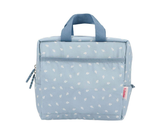 Insulated Lunch Bag "Leaves Blue"