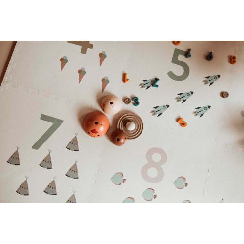 Numbers / Dots EVA Puzzlemat Play & Go