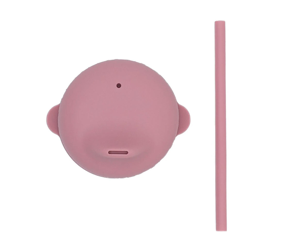 Tampa Sippie Silicone para Copo - Rosa Pastel