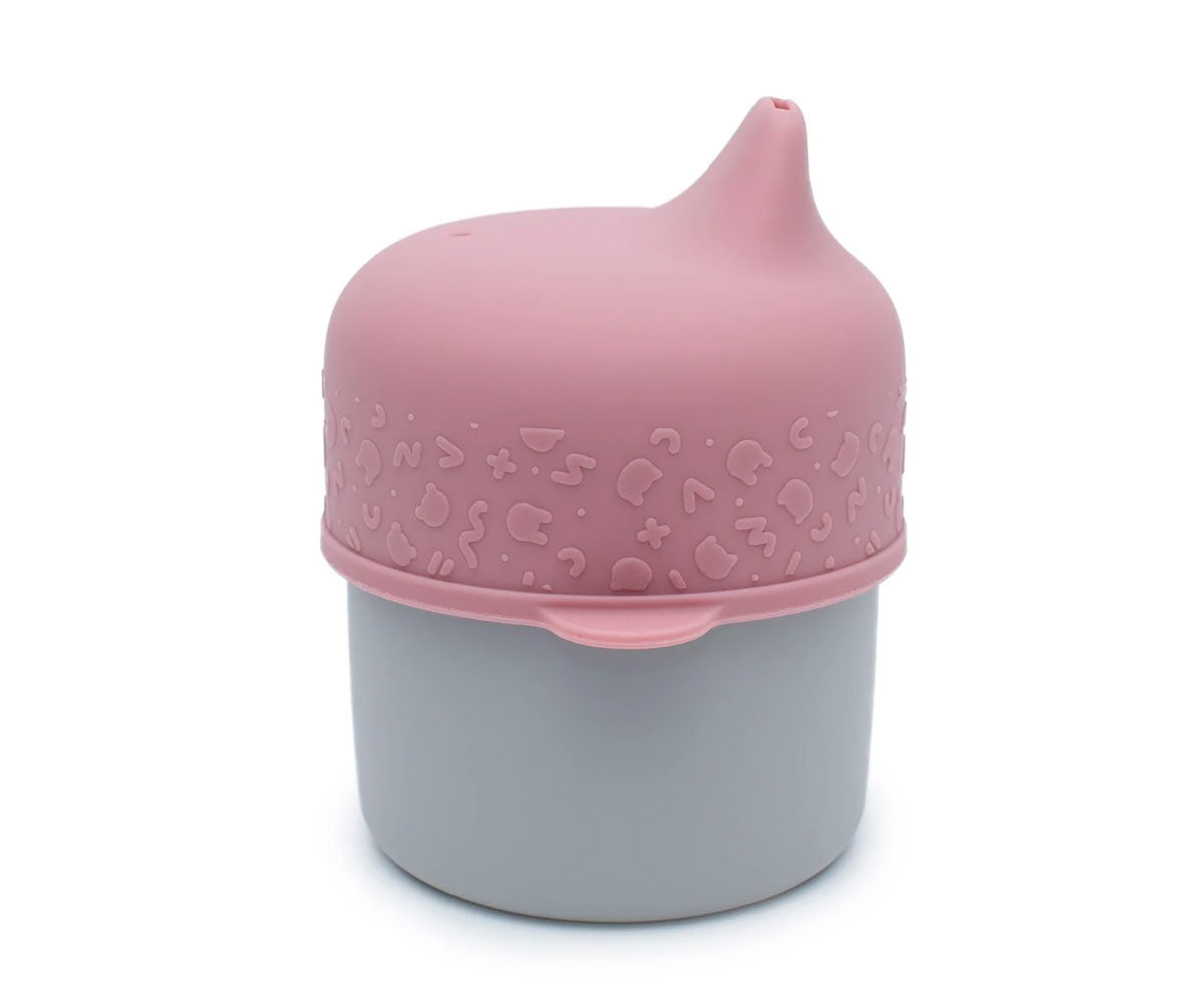 Tampa Sippie Silicone para Copo - Rosa Pastel