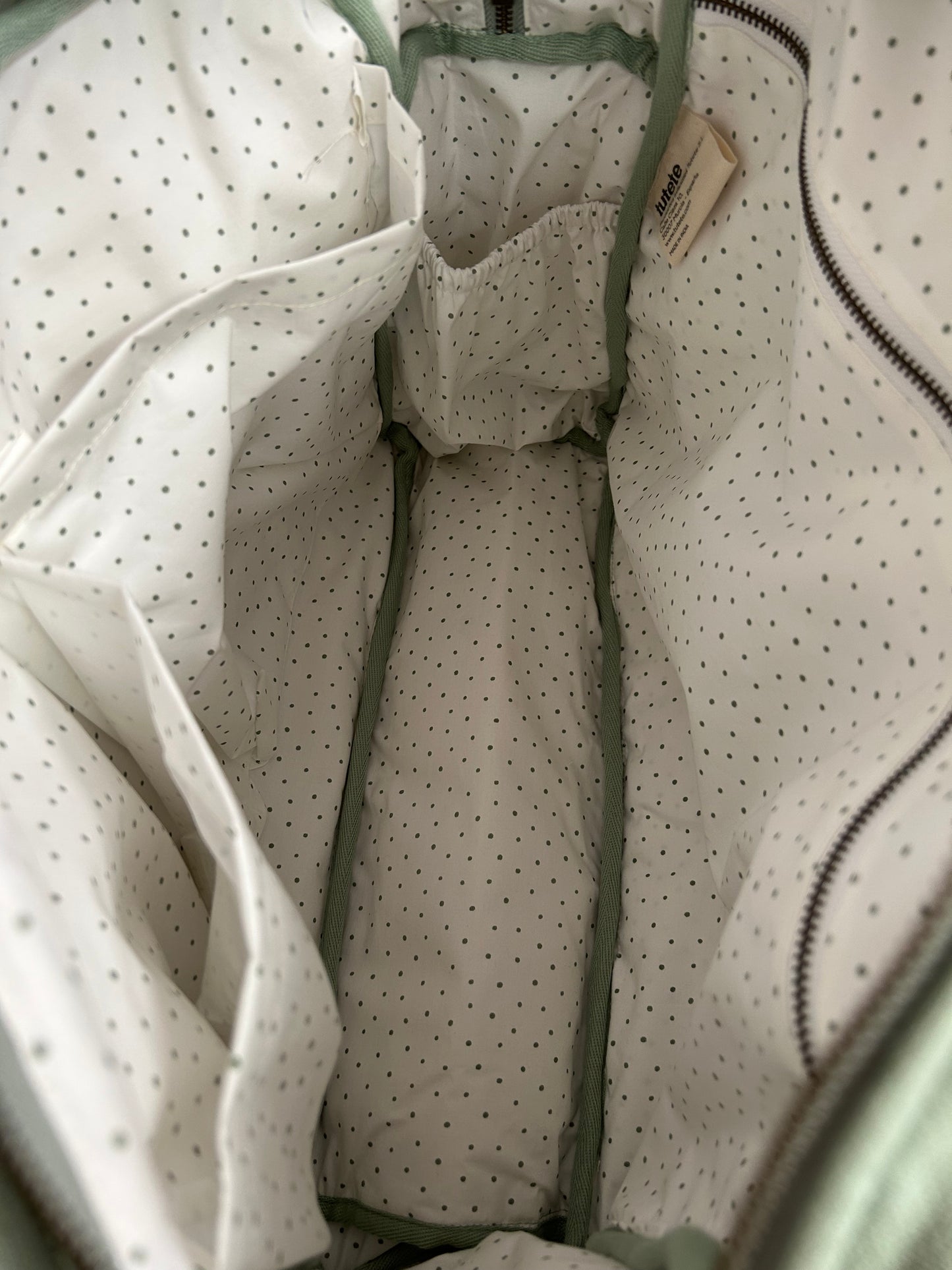 Maternity Bag - Cotton Sage