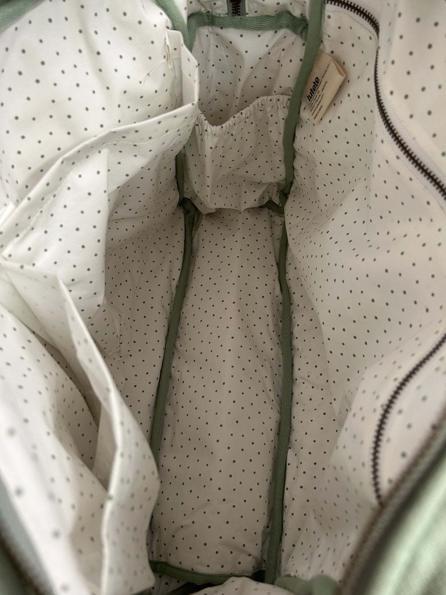 Bolsa de maternidad - Algodón Salvia
