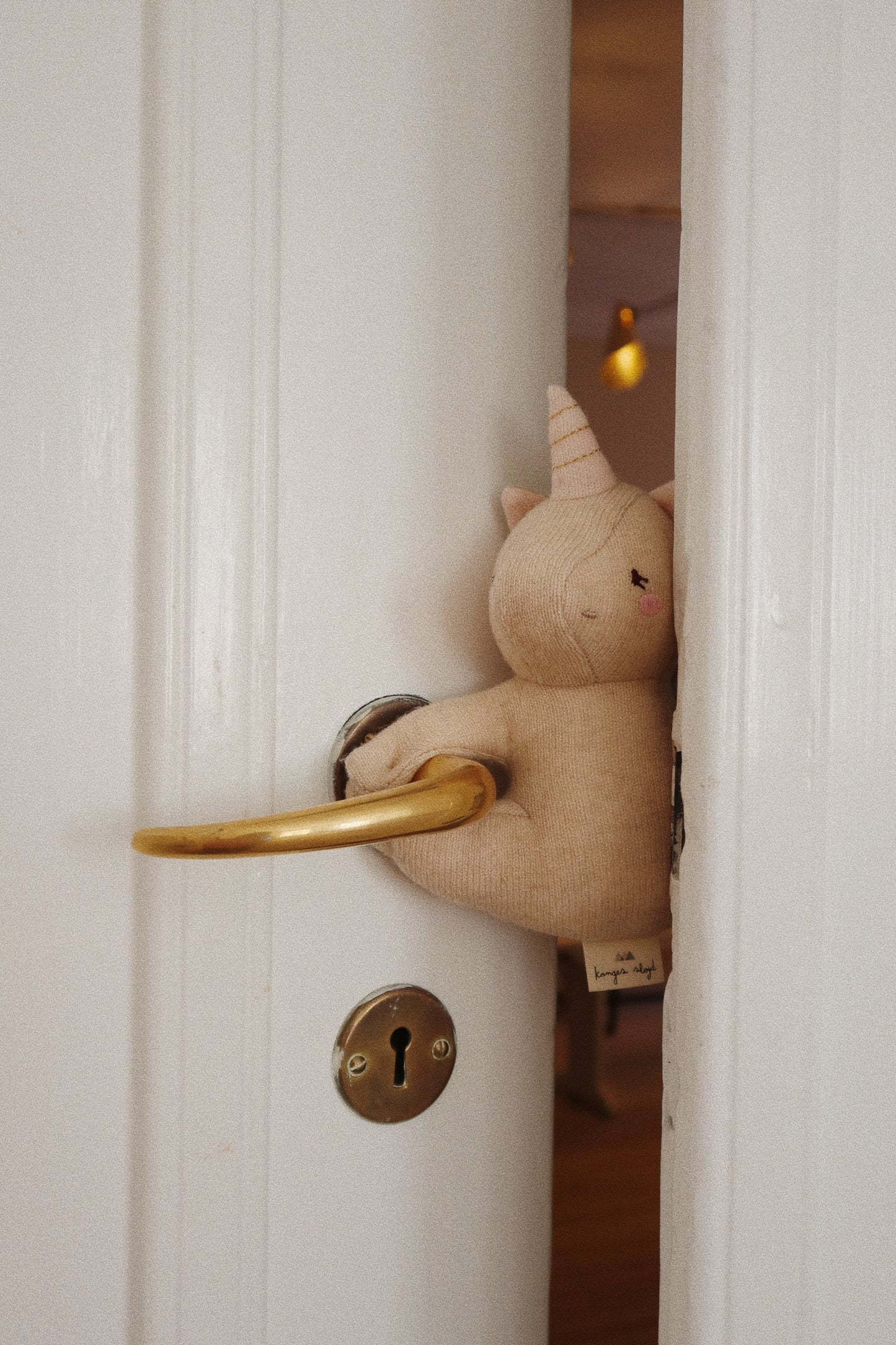 Knitted Door Stopper Unicorn Konges Slojd