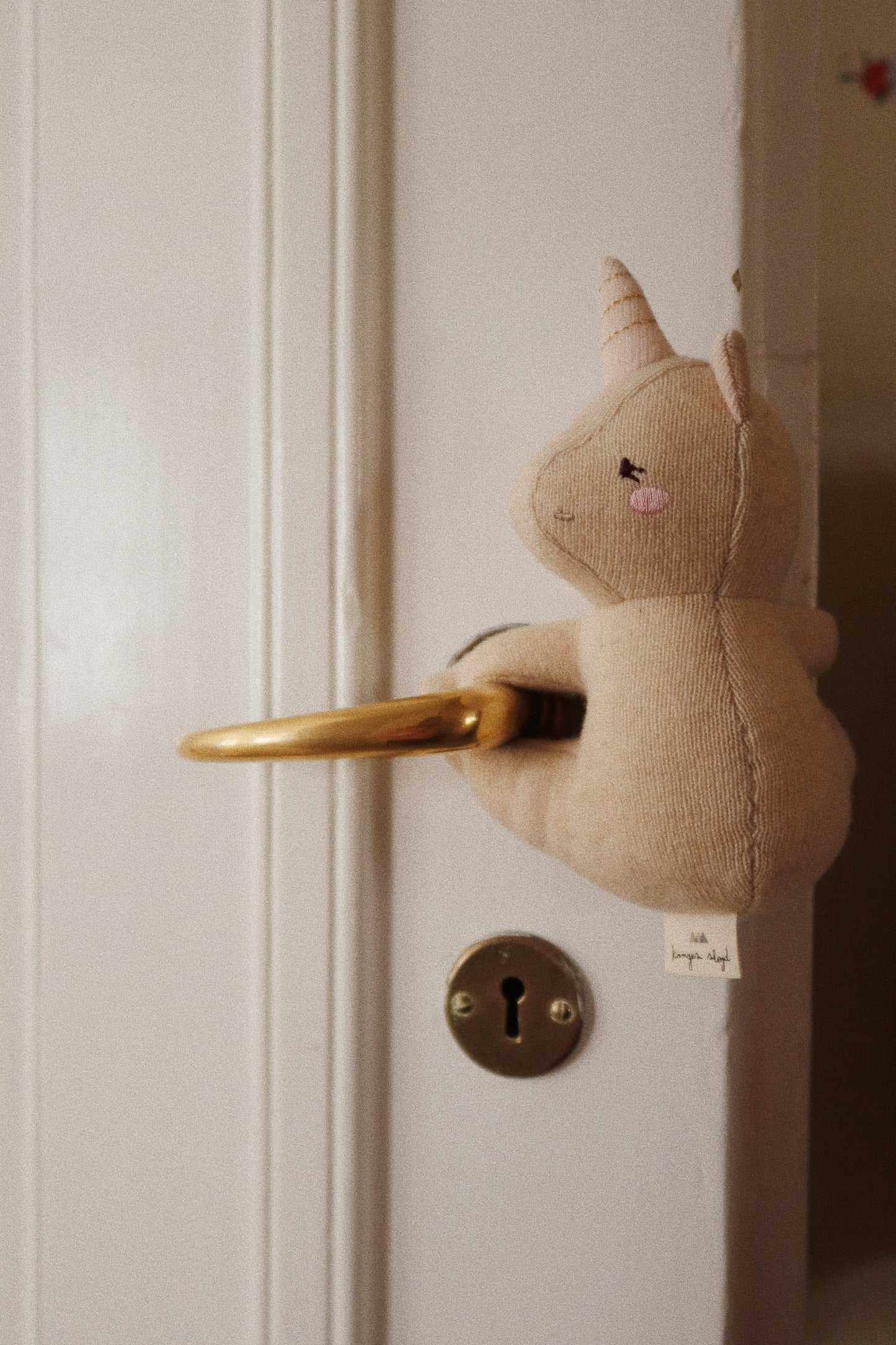 Knitted Door Stopper Unicorn Konges Slojd