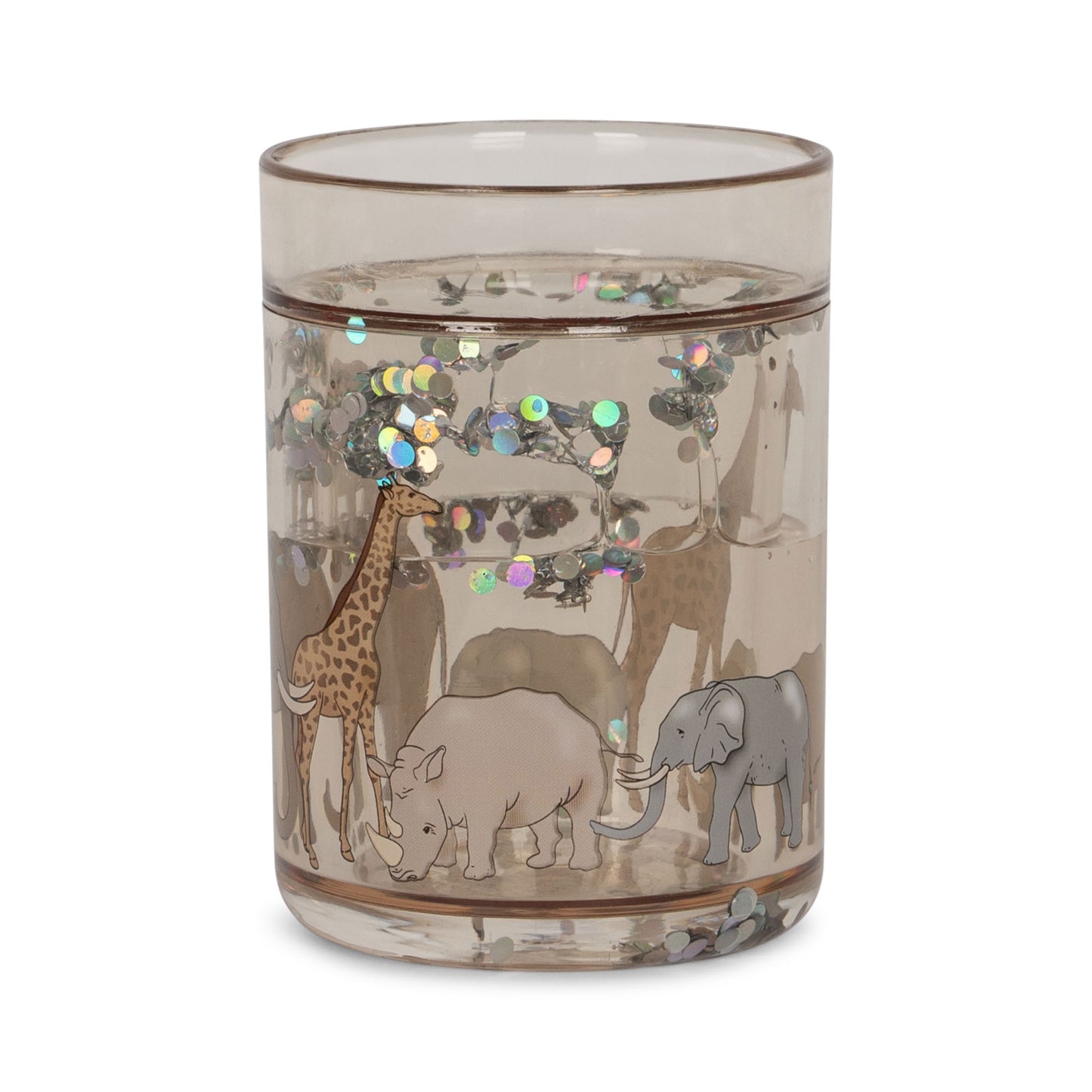 2 Pack Glitter Cups "Safari"