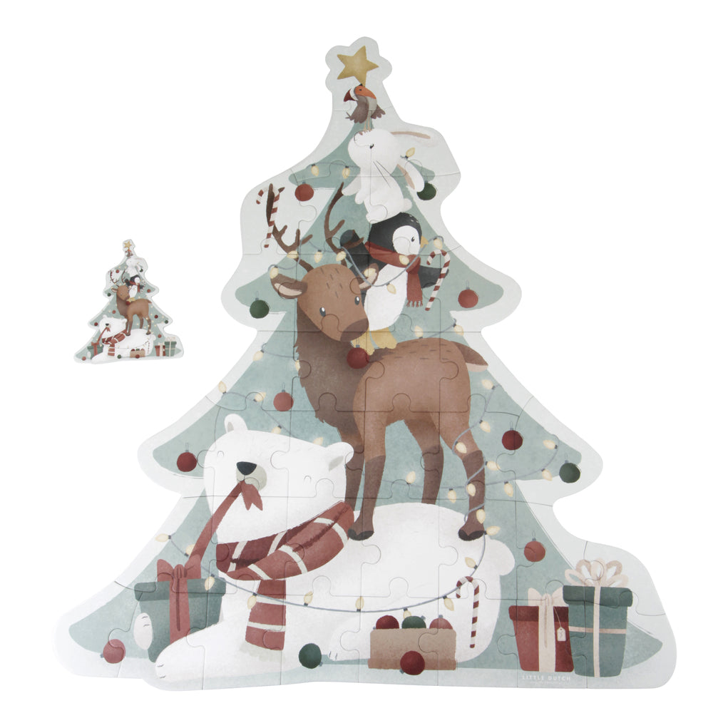 Puzzle de Natal XL Little Dutch