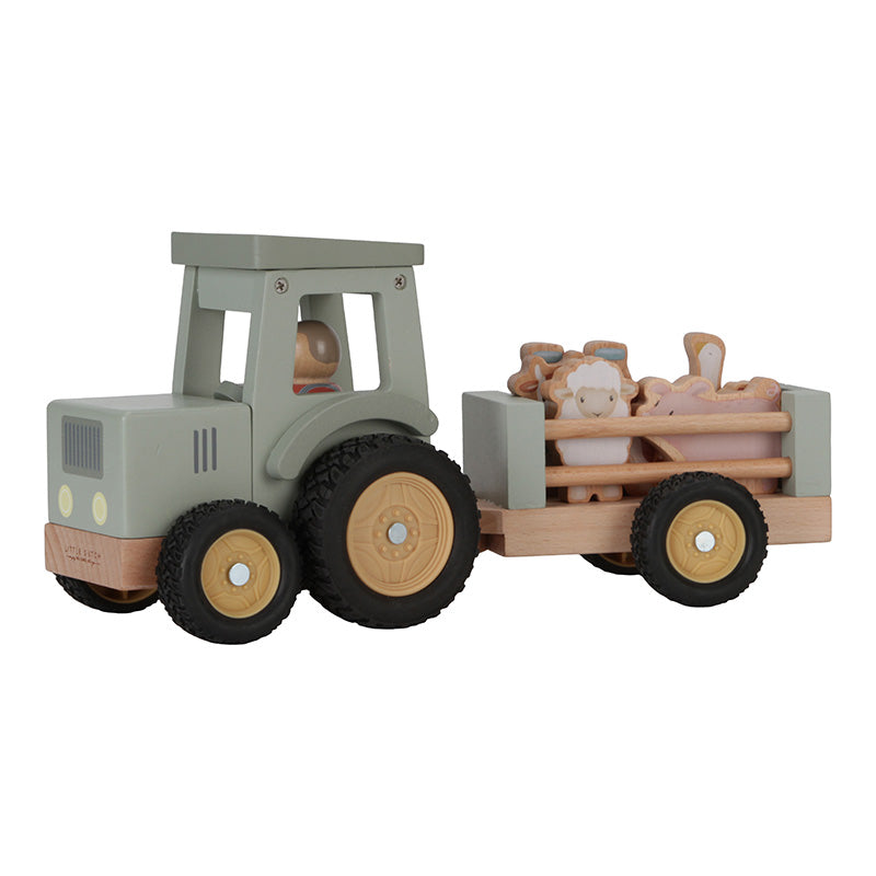 Tractor with trailer "Little Farm" Little Dutch 