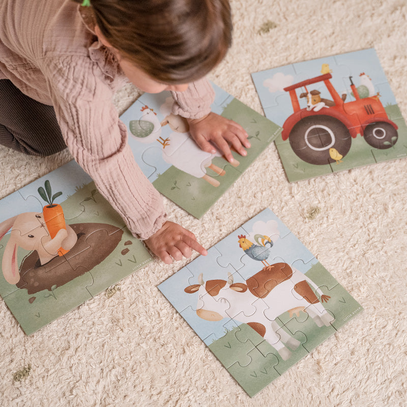 Conjunto Puzzles "Little Farm" Little Dutch