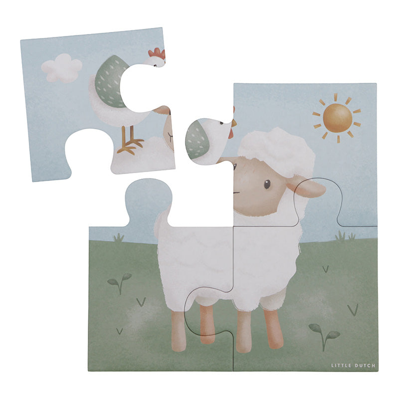 4 in 1 Puzzles "Little Farm Little Dutch