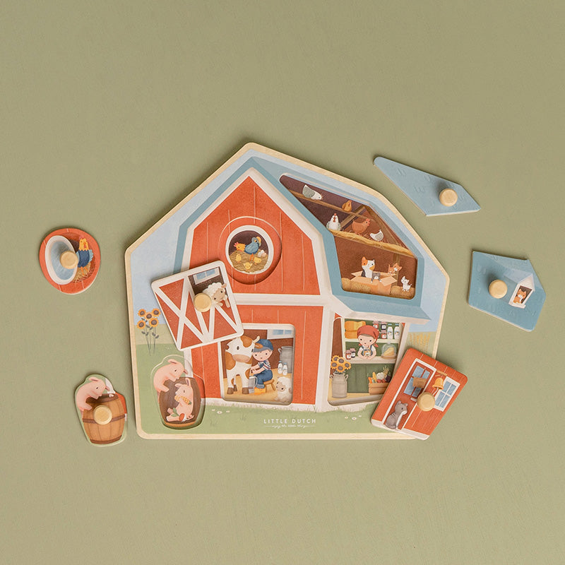 Puzzle de Madeira - Little Farm - Little Dutch