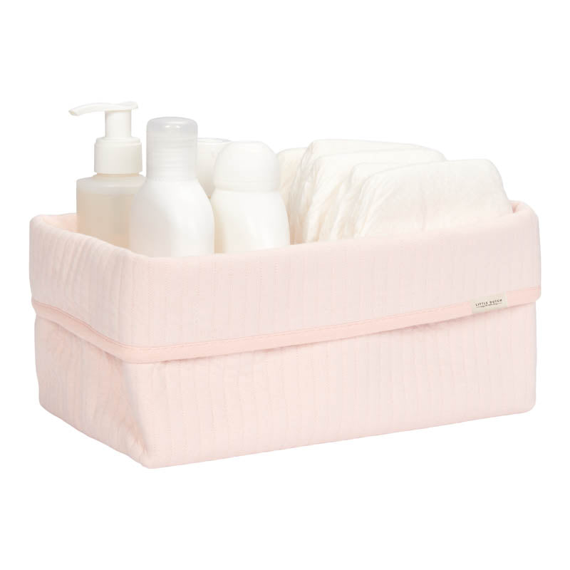 Storage Basket Large "Pure Soft Pink" Little Dutch