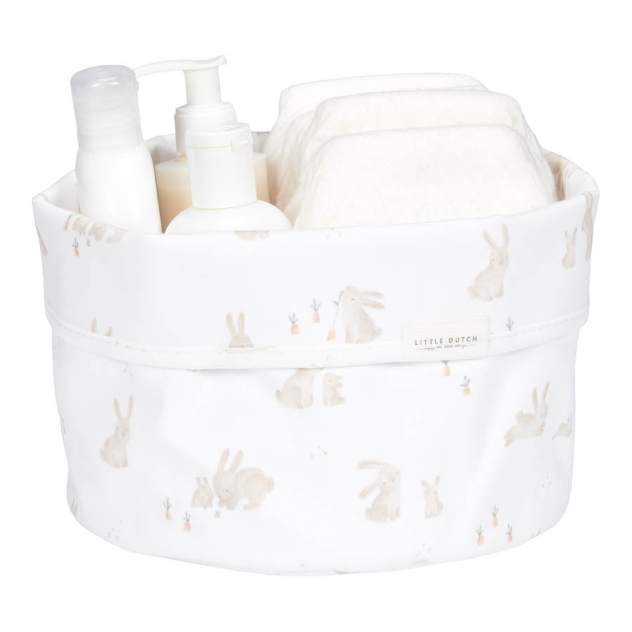 Cesta de almacenamiento redonda "Baby Bunny" Little Dutch