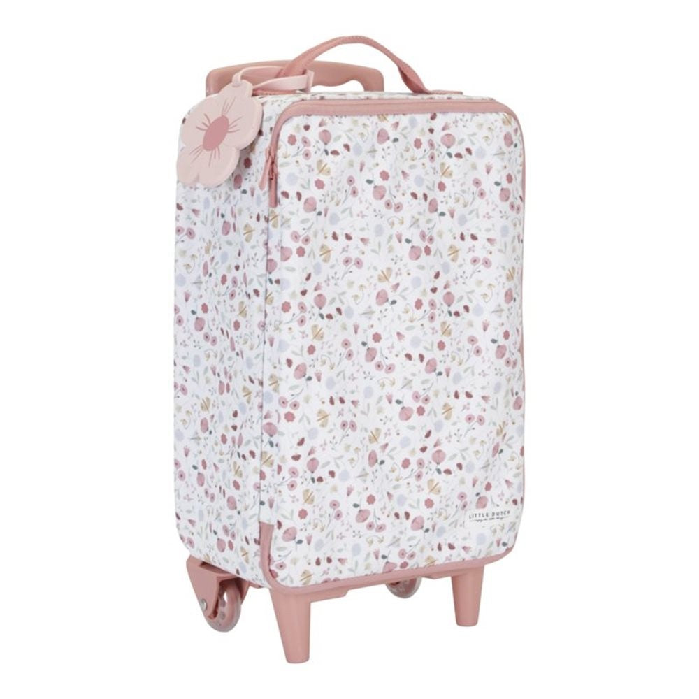 Suitcase with sales flowers