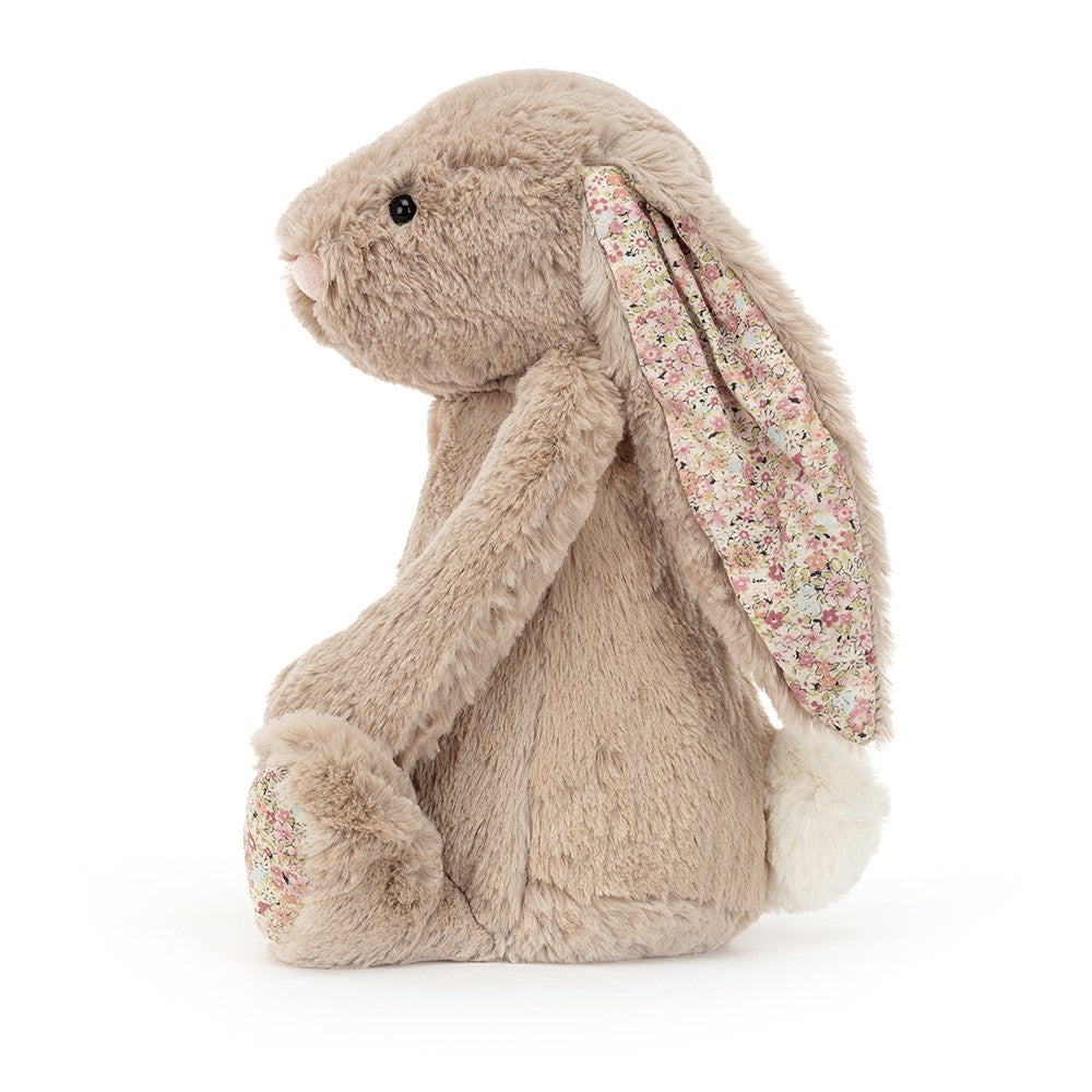 Peluche Coelhinho Floral Bege Pequeno JellyCat