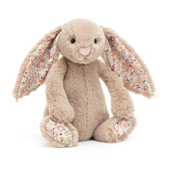 Peluche Coelhinho Floral Bege Pequeno JellyCat