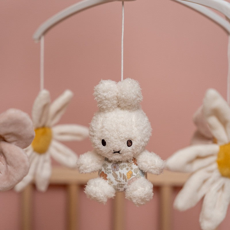 Móbile Musical Miffy "Little Vintage Flowers" Little Dutch