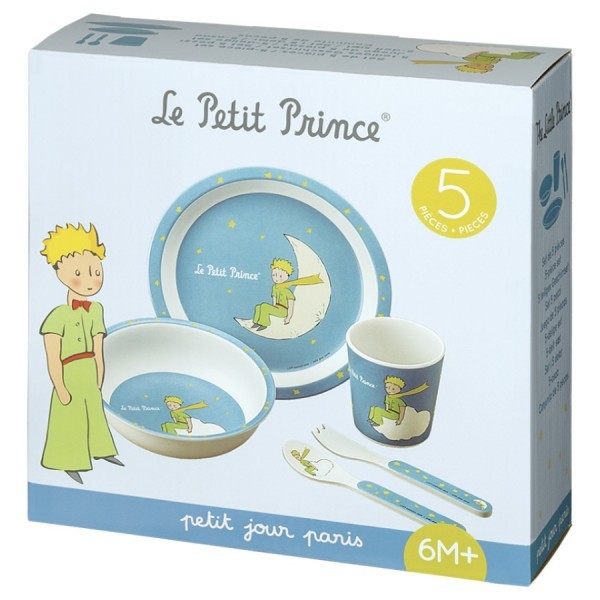 Conjunto Refeição Azul "Le Petit Prince" Petit Jour