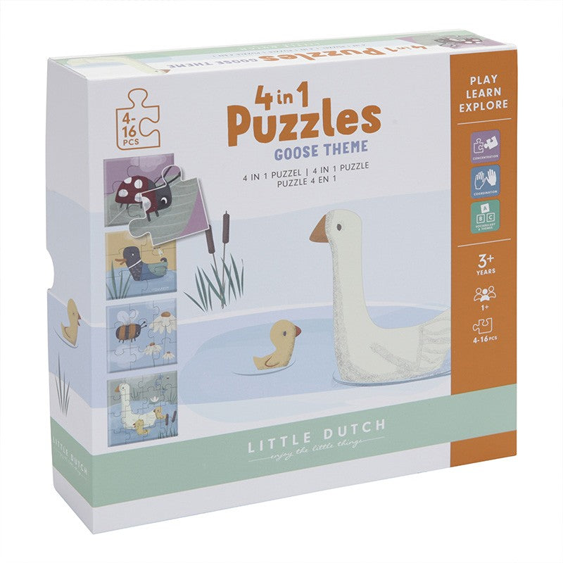 Conjunto Puzzles "Little Goose" Little Dutch